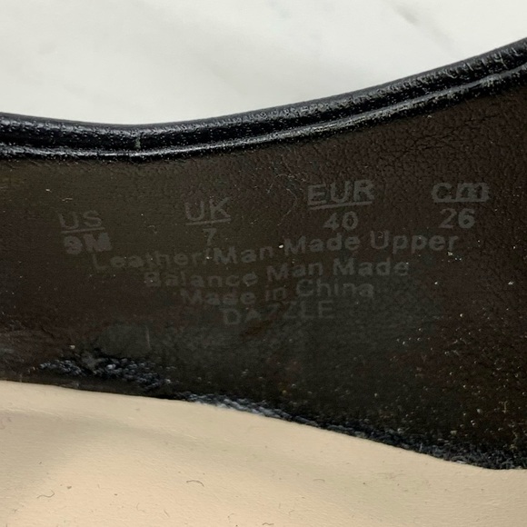 Franco Sarto Dazzle Mary Jane Slingback Cap Toe Pumps 9 Retro Pinup Academia - Picture 10 of 13